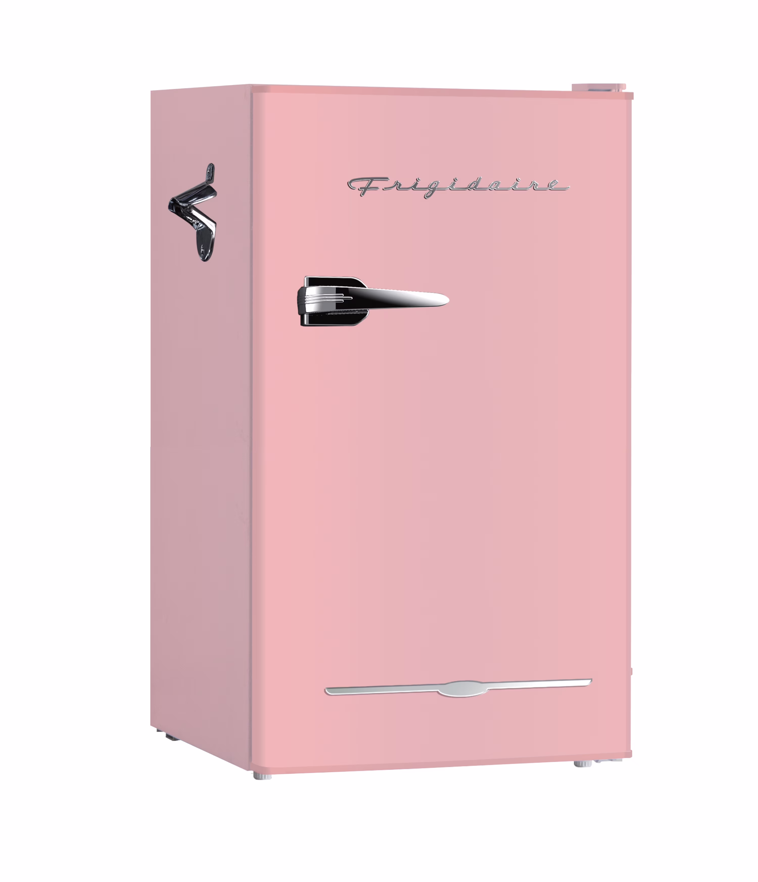 Frigidaire EFR376 - C - PINK 3.2 - Cu. - Ft. 65 - Watt Retro Bar Fridge with Side Bottle Opener (Pink)(Red)