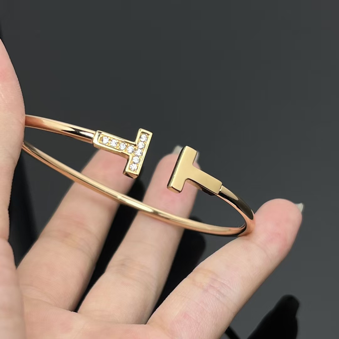 Tiffany Double T Bangle Bracelet - Original Replica Club