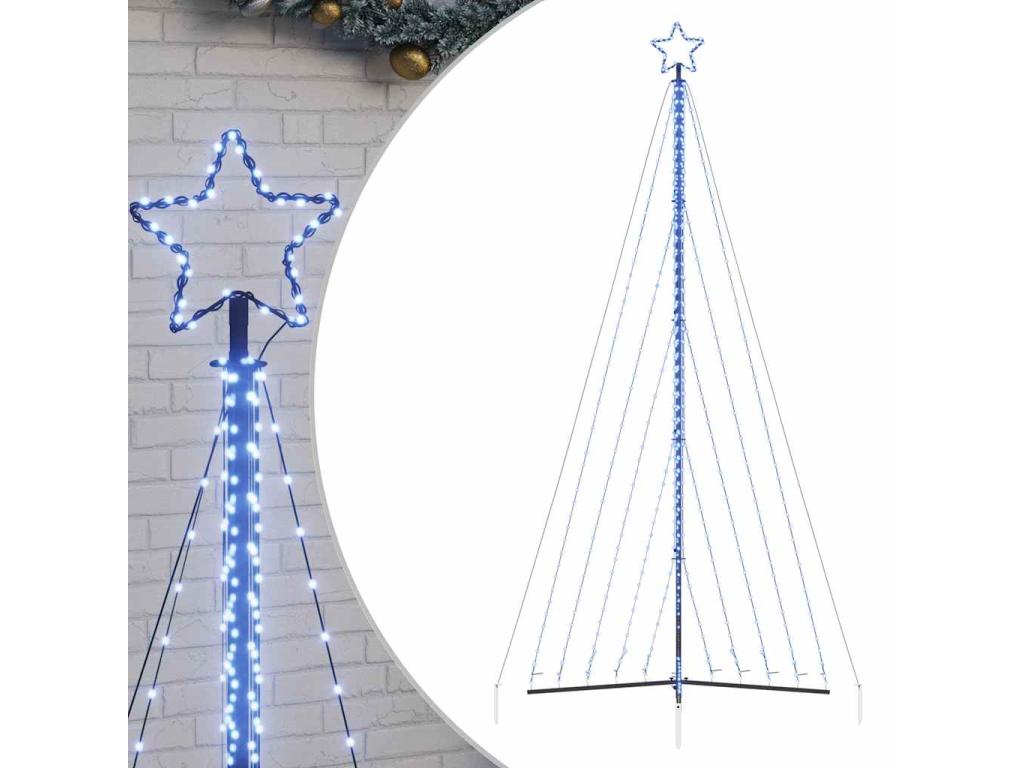Luces para árbol de Navidad 570 LED azul 400 cm
