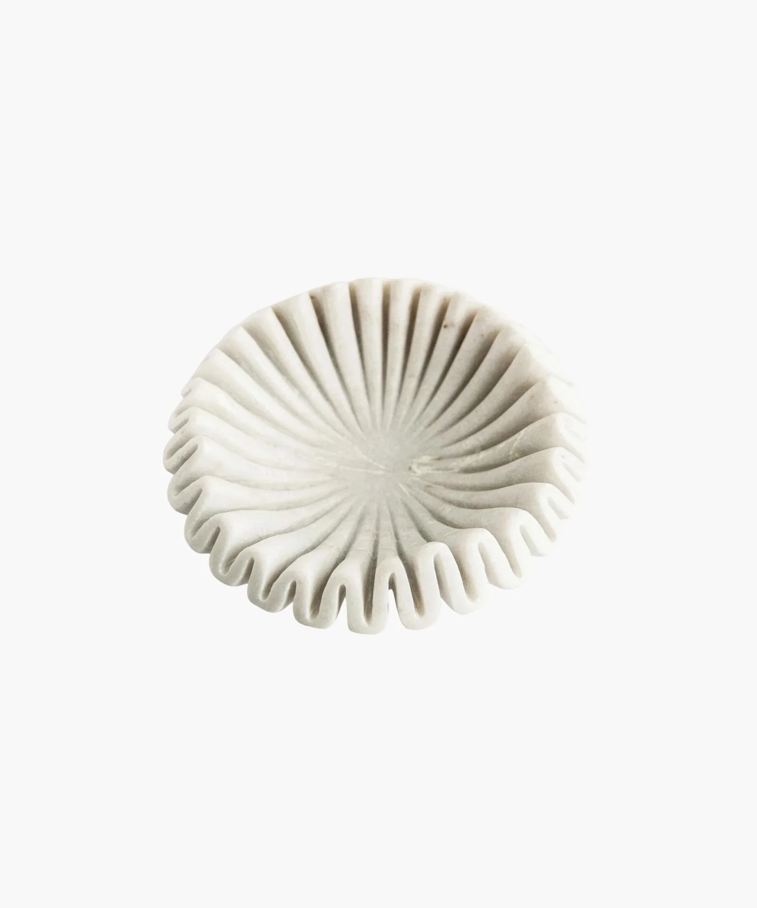 Marble Fluted Dish