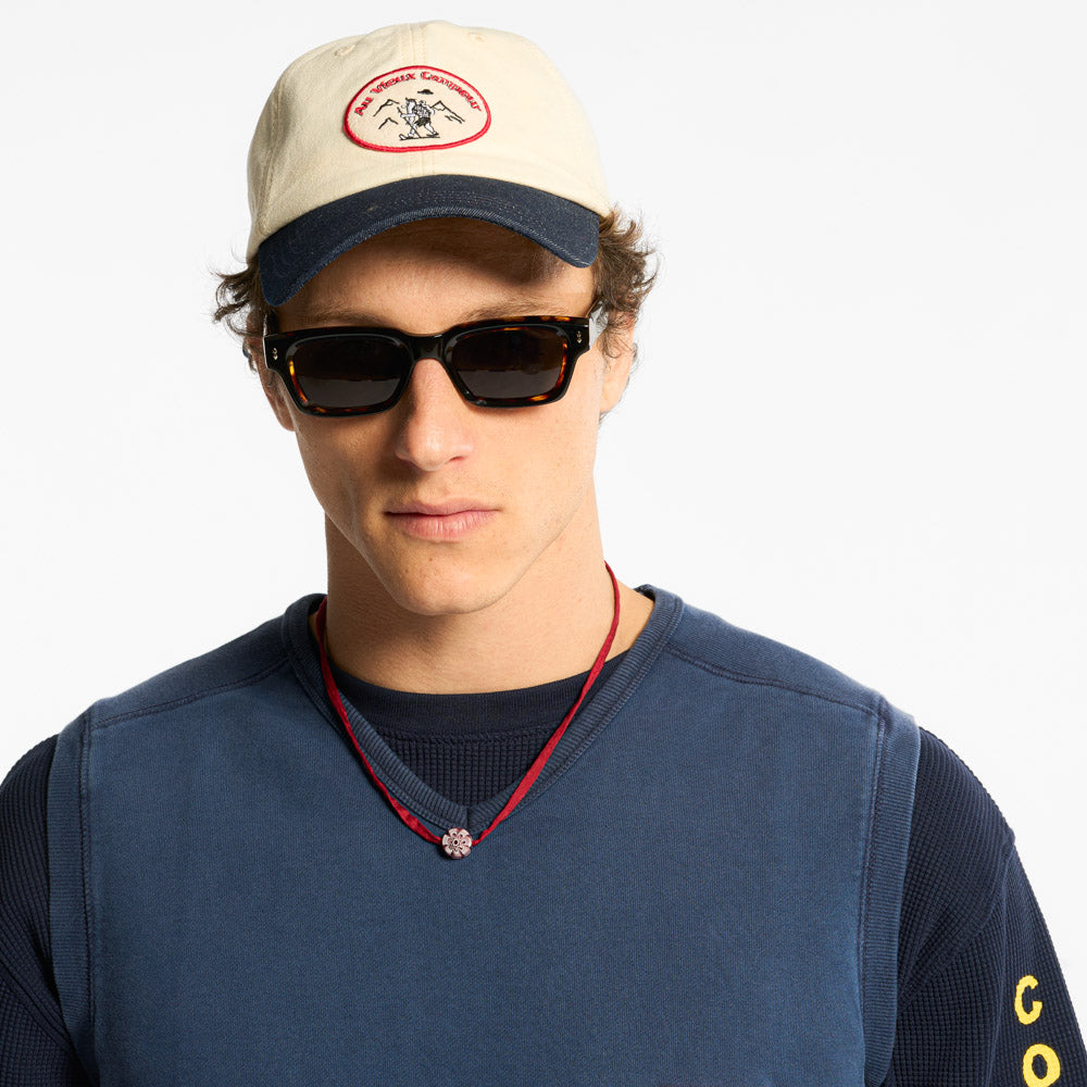 Au Vieux Campeur - Casquette André - Bleu & Blanc