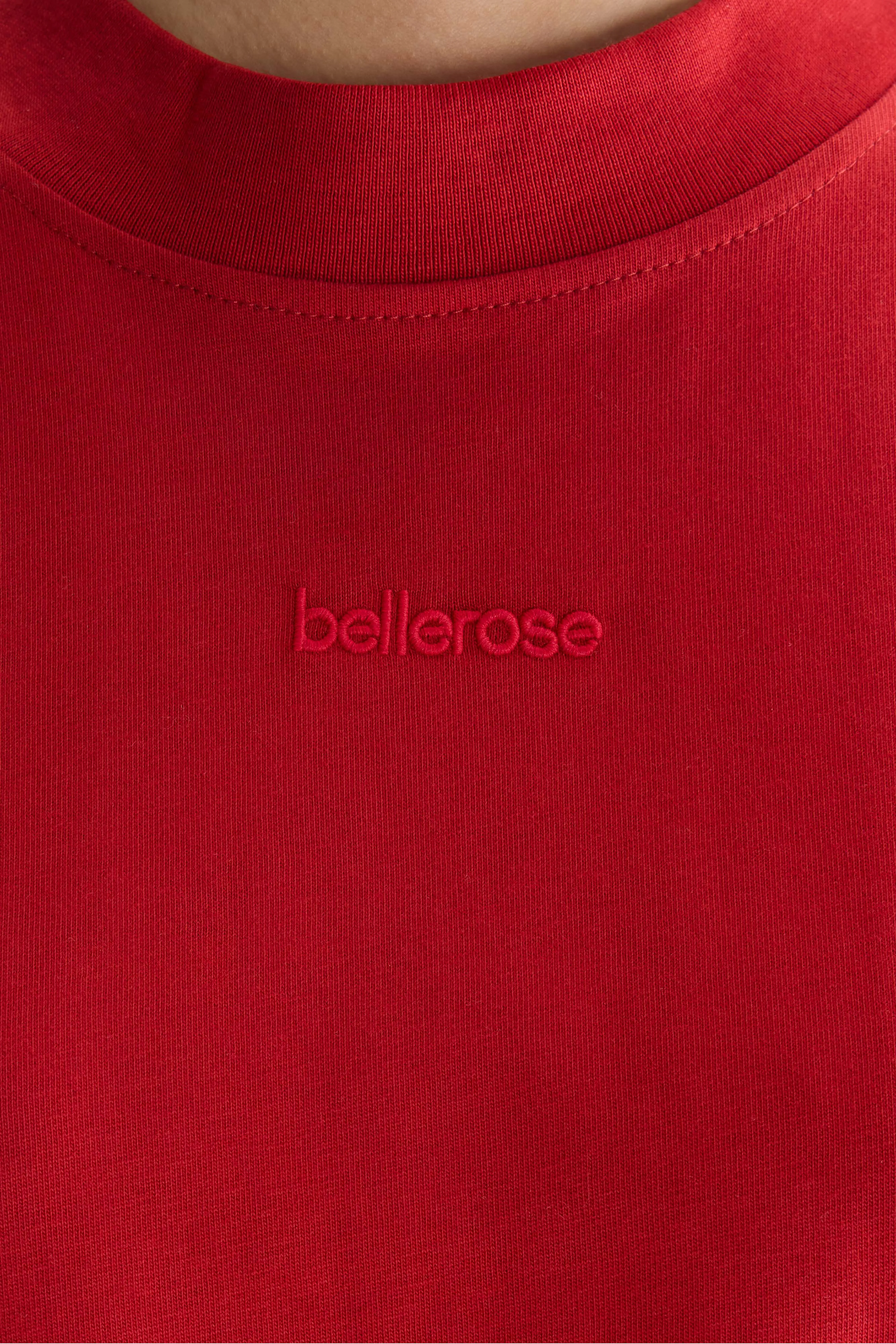 Bellerose Flec slim t-shirt (261 / W / ECARLATE)