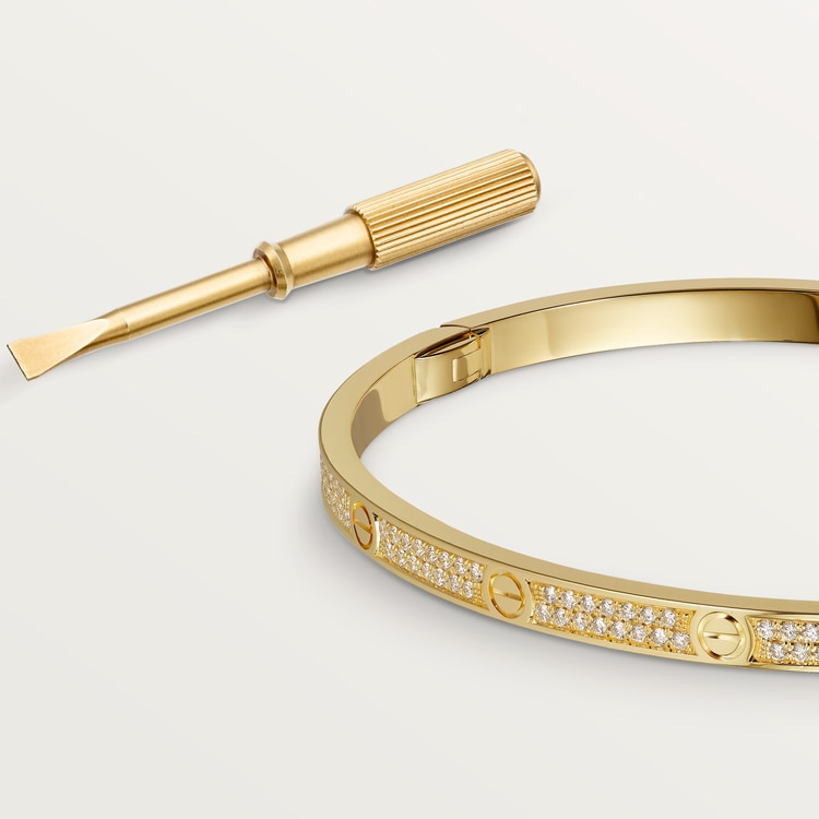 Replicate LOVE bracelet, small model, paved(1:1 replica) - Original Replica Club