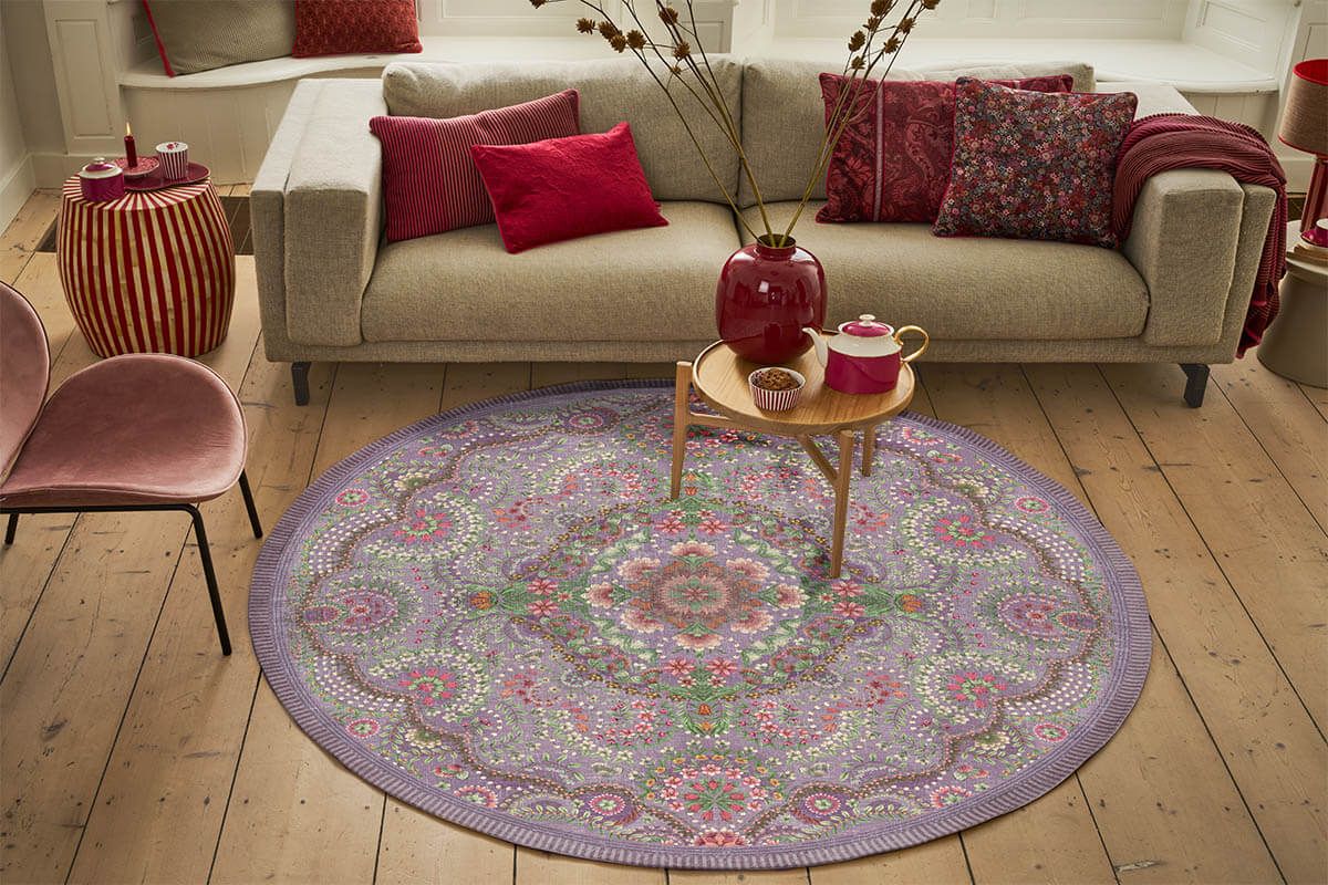 Round Carpet Moon Delight by Pip Lilac