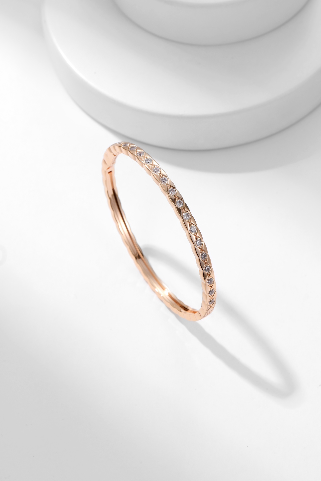 Chanel Diamond Coco Crush Mini Bracelet Bangle - Original Replica Club