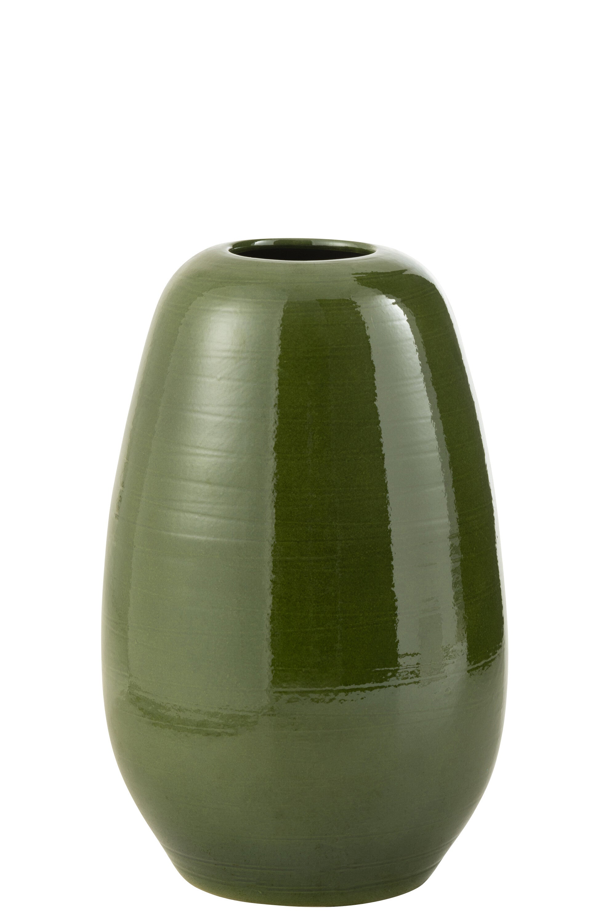 J-Line vaas Lola - porselein - groen - large - 55 cm hoog