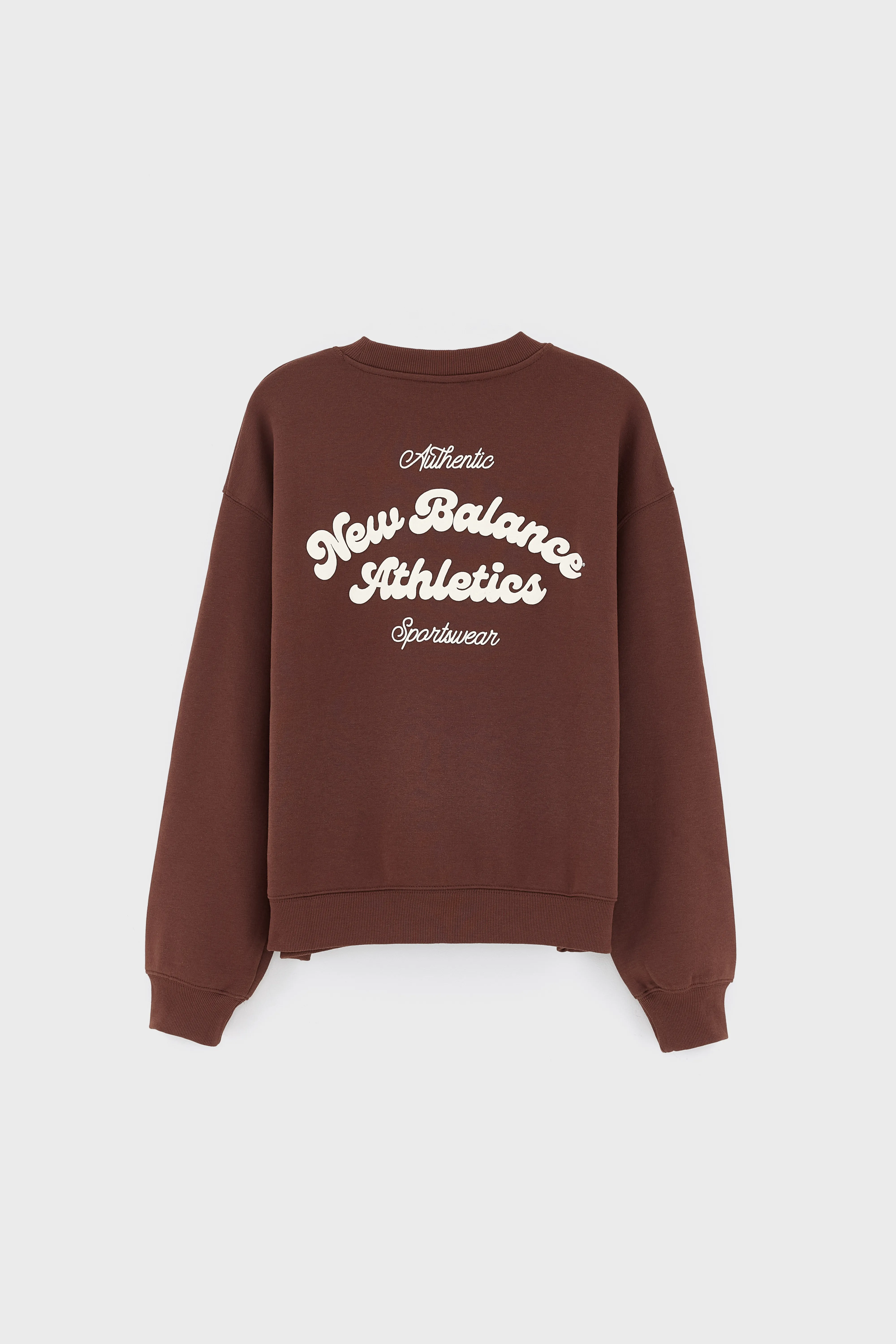 Bellerose Linear Heritage Fleece Crew Sweatshirt  (252 / W / BROWN)