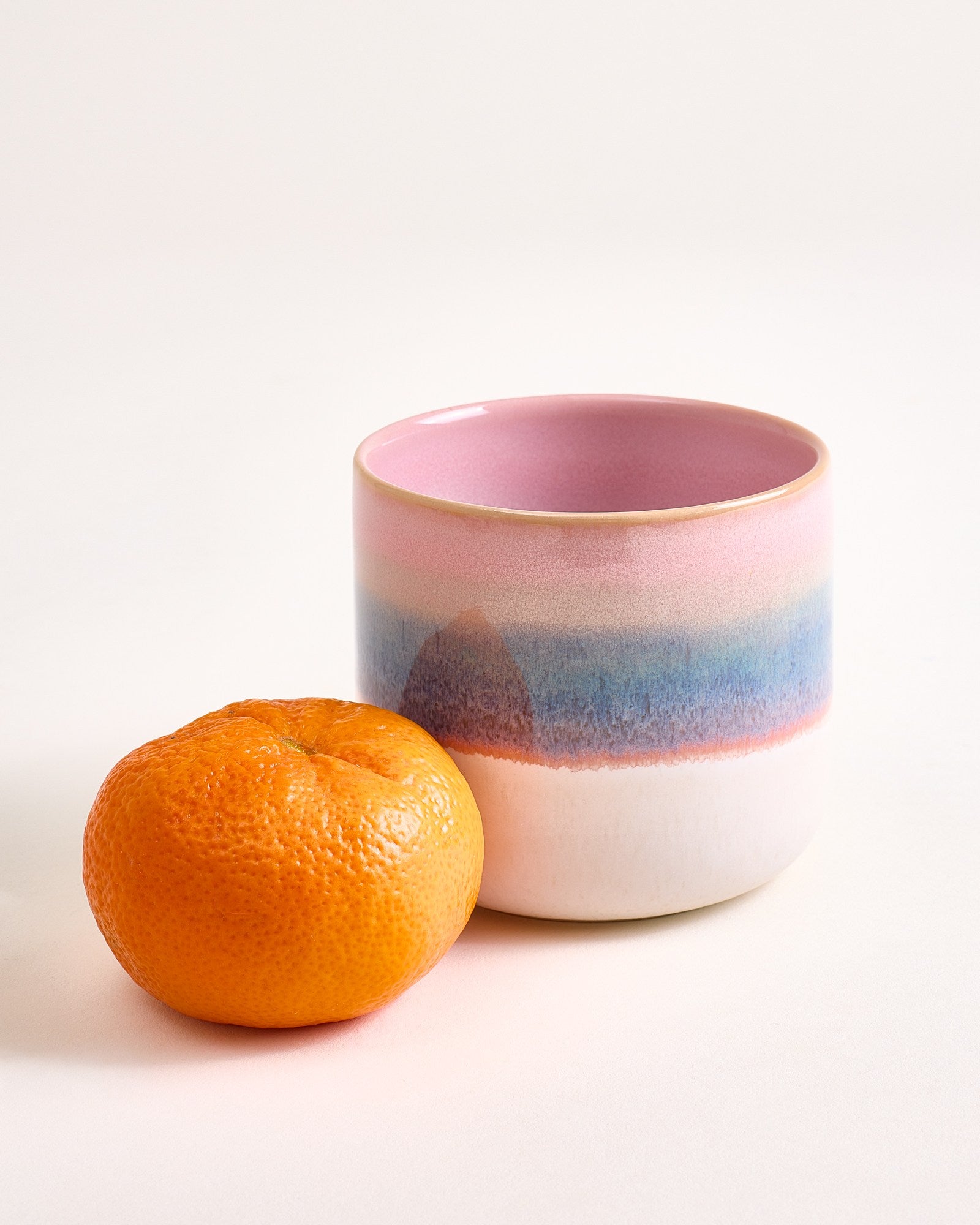Nódoa Becher groß dipped rosa blau