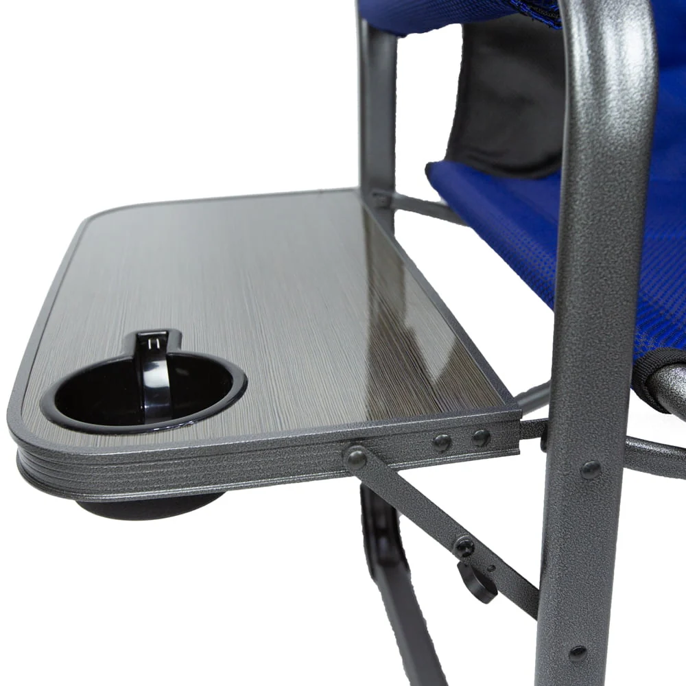Ozark Trail Camping Director Chair XXL, Blue, Adult, 10lbs - Image 7