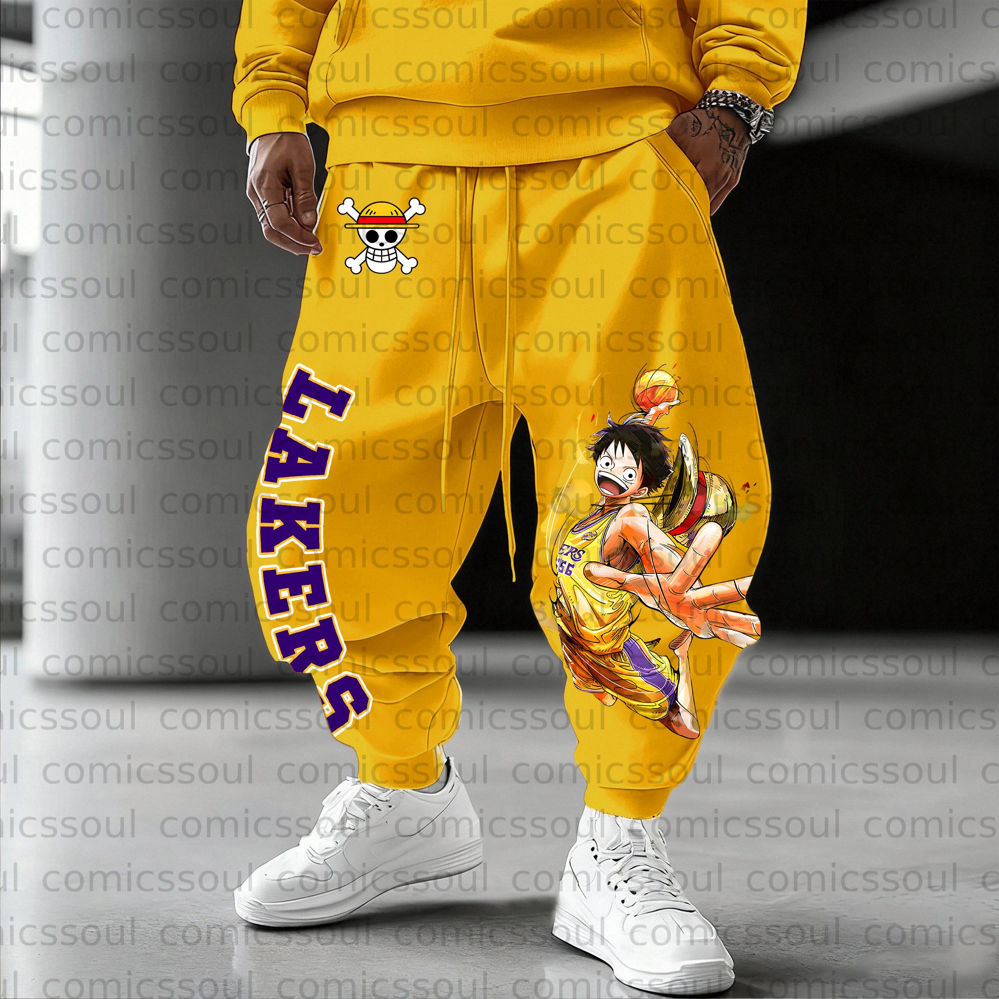 Unisex Anime Inspired Vintage Plush Pants