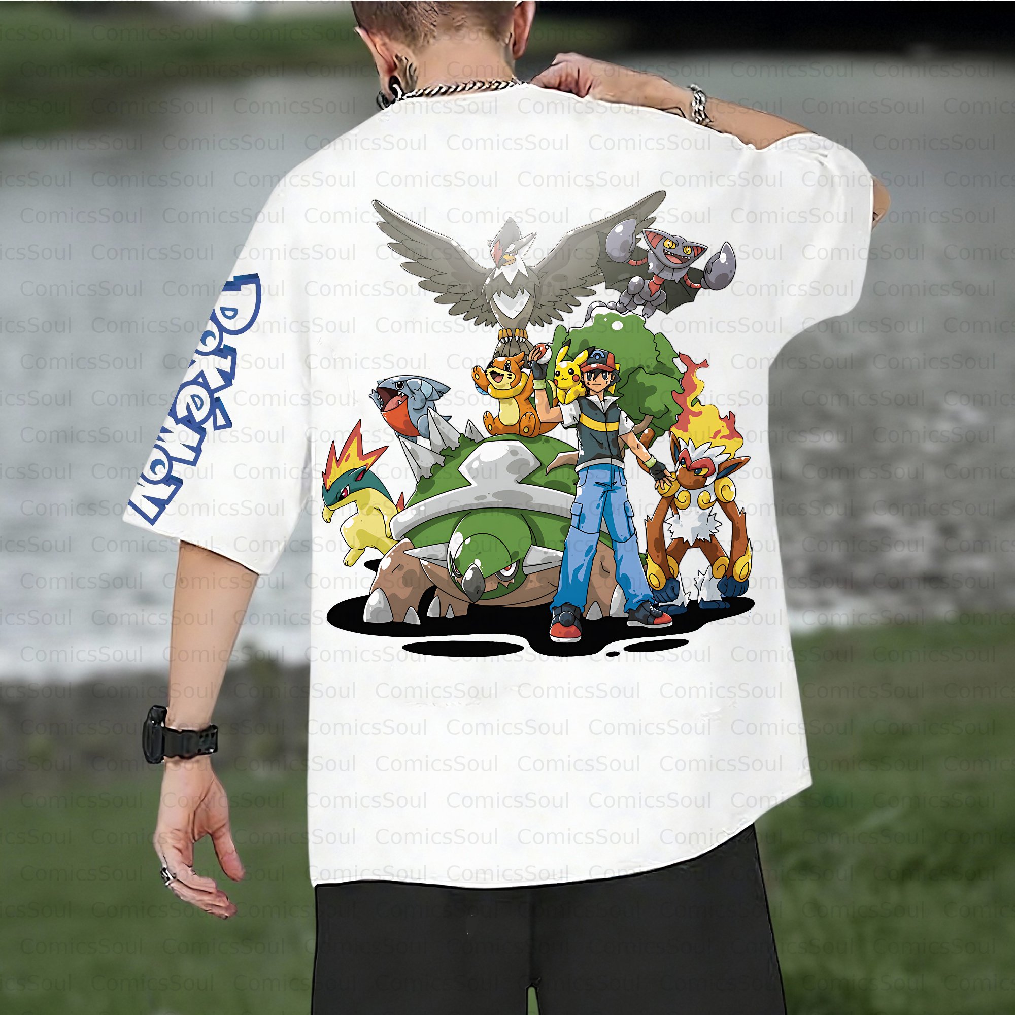 Unisex Anime Inspired Vintage T-Shirt