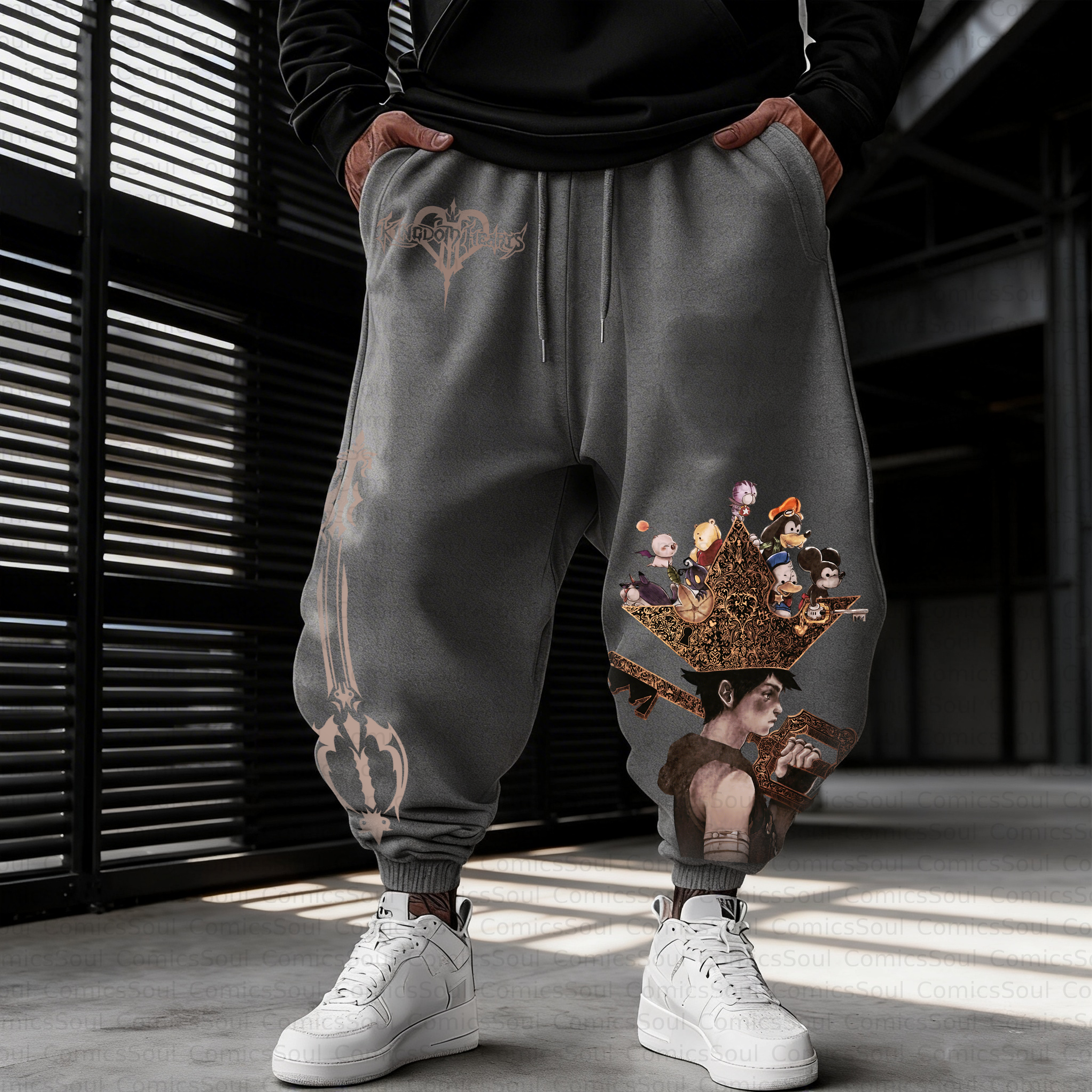Unisex Casual Anime Streetwear Pant