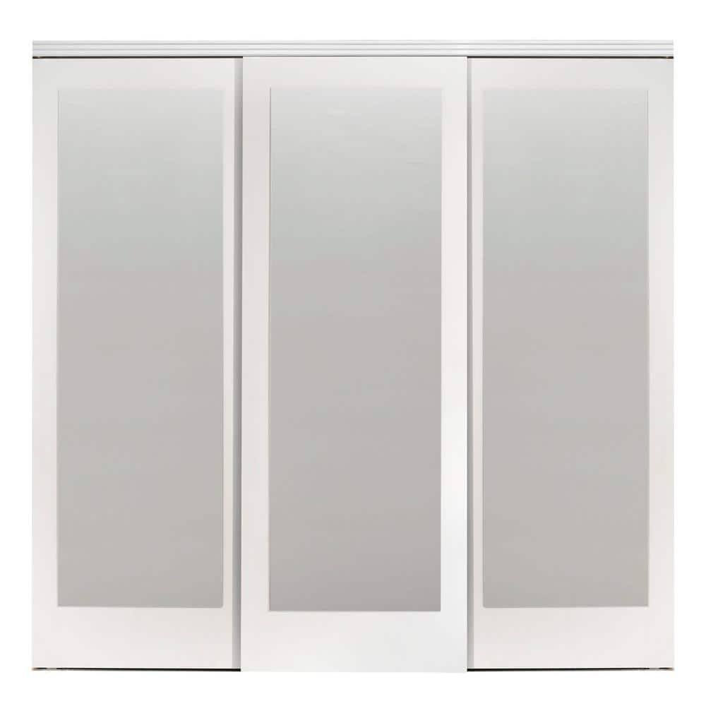 Impact Plus 96 in. x 80 Mir-Mel White Mirror Solid Core MDF(White/96 in X 80 in)