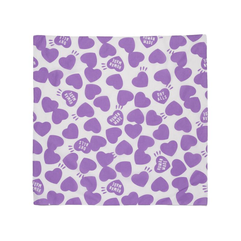 HUMAN MADE HEART BIG BANDANA