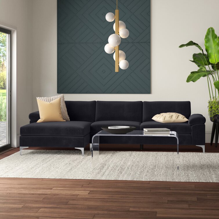 WAYFAIR Martello 101" Wide Left Hand Facing Sofa & Chaise