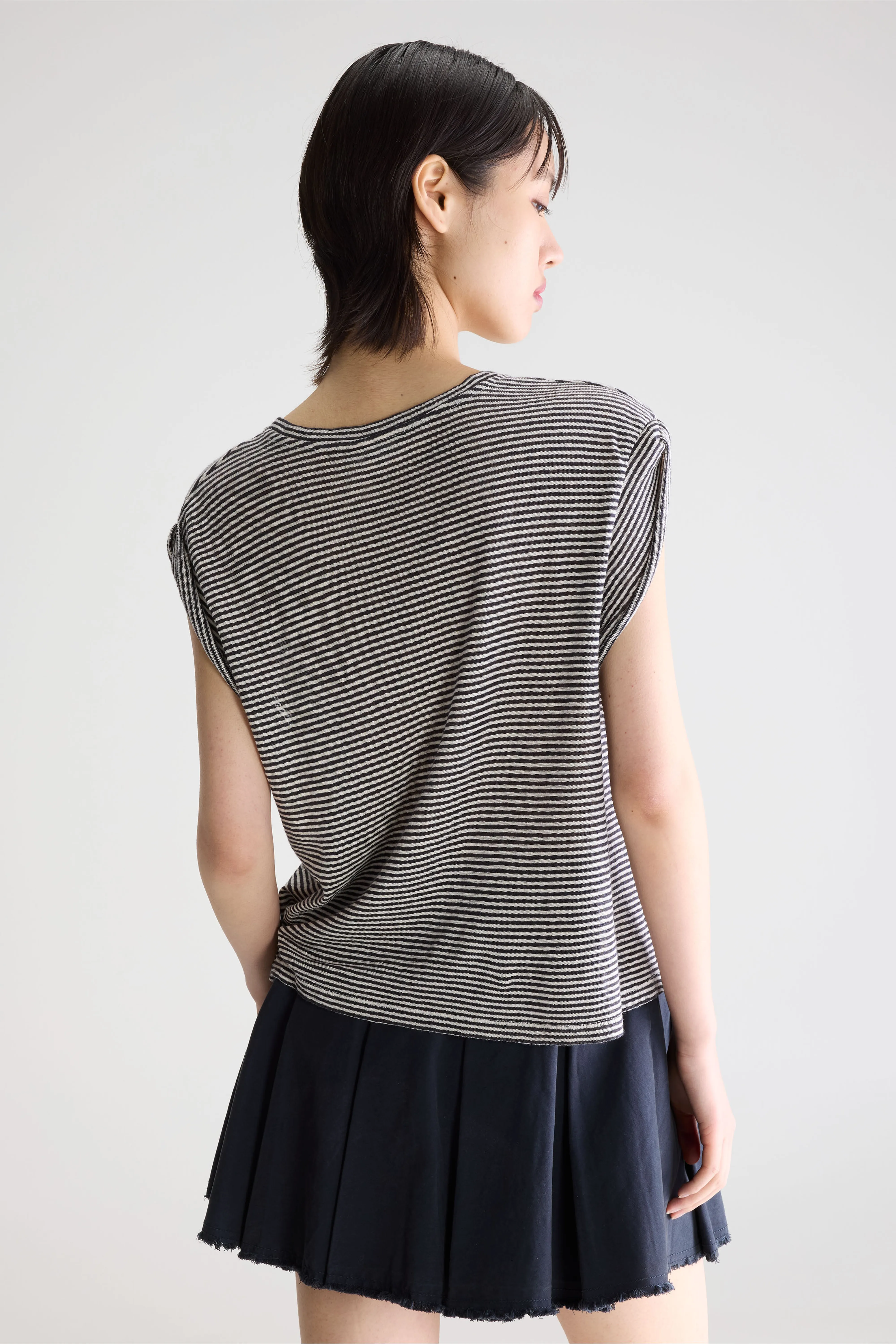 Bellerose Vlyn crewneck t-shirt  (261 / W / STRIPE A)