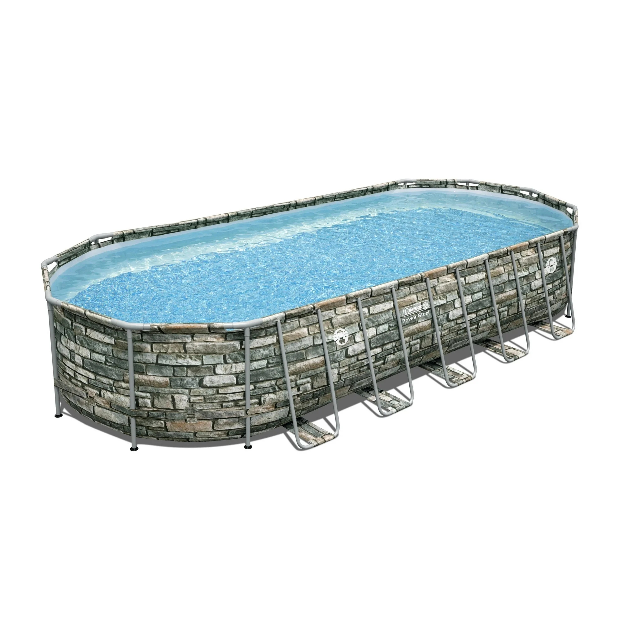 WAYFAIR Coleman Power Steel 26" X 12" X 52" Oval Above Ground Pool Set