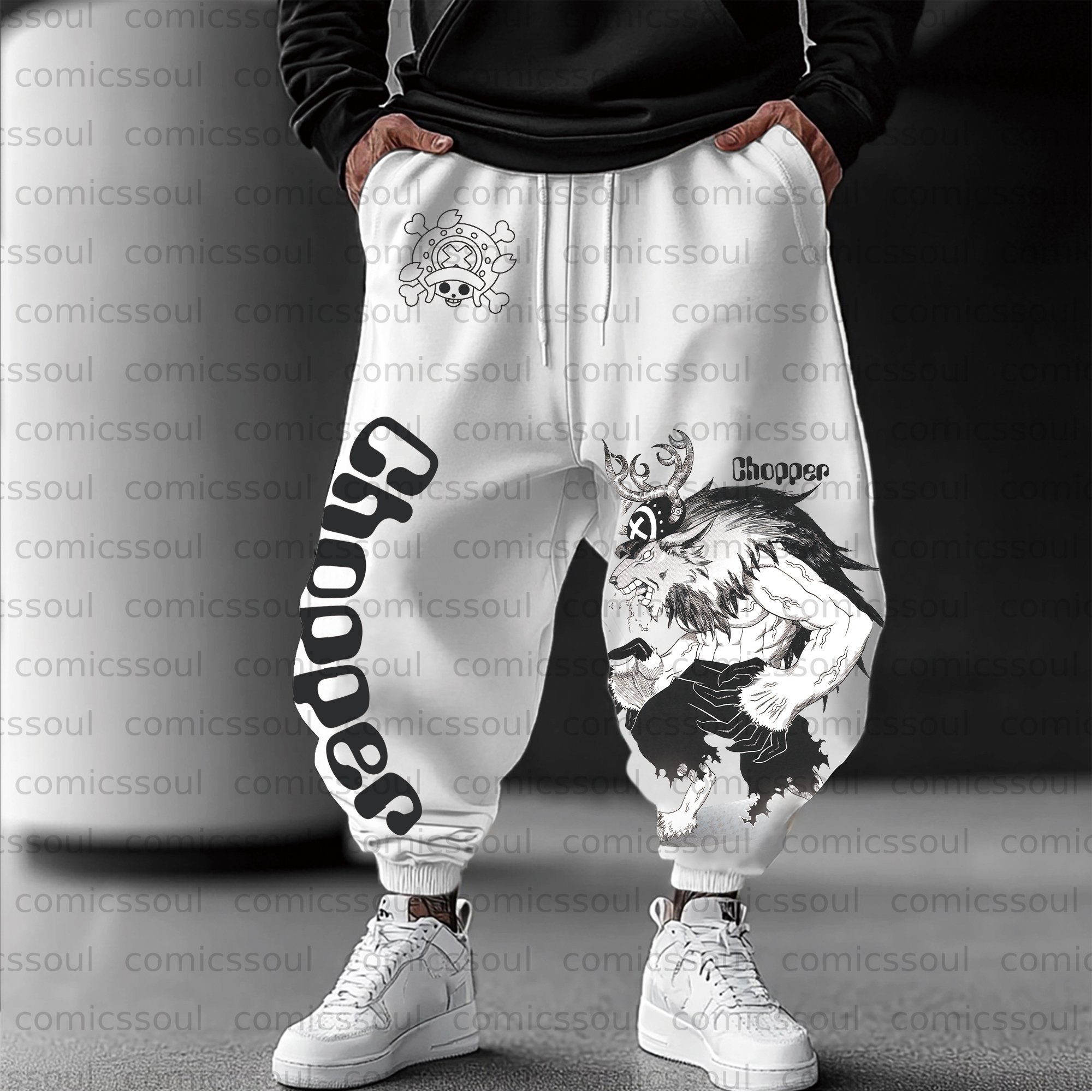 Unisex Anime Inspired Vintage Pants