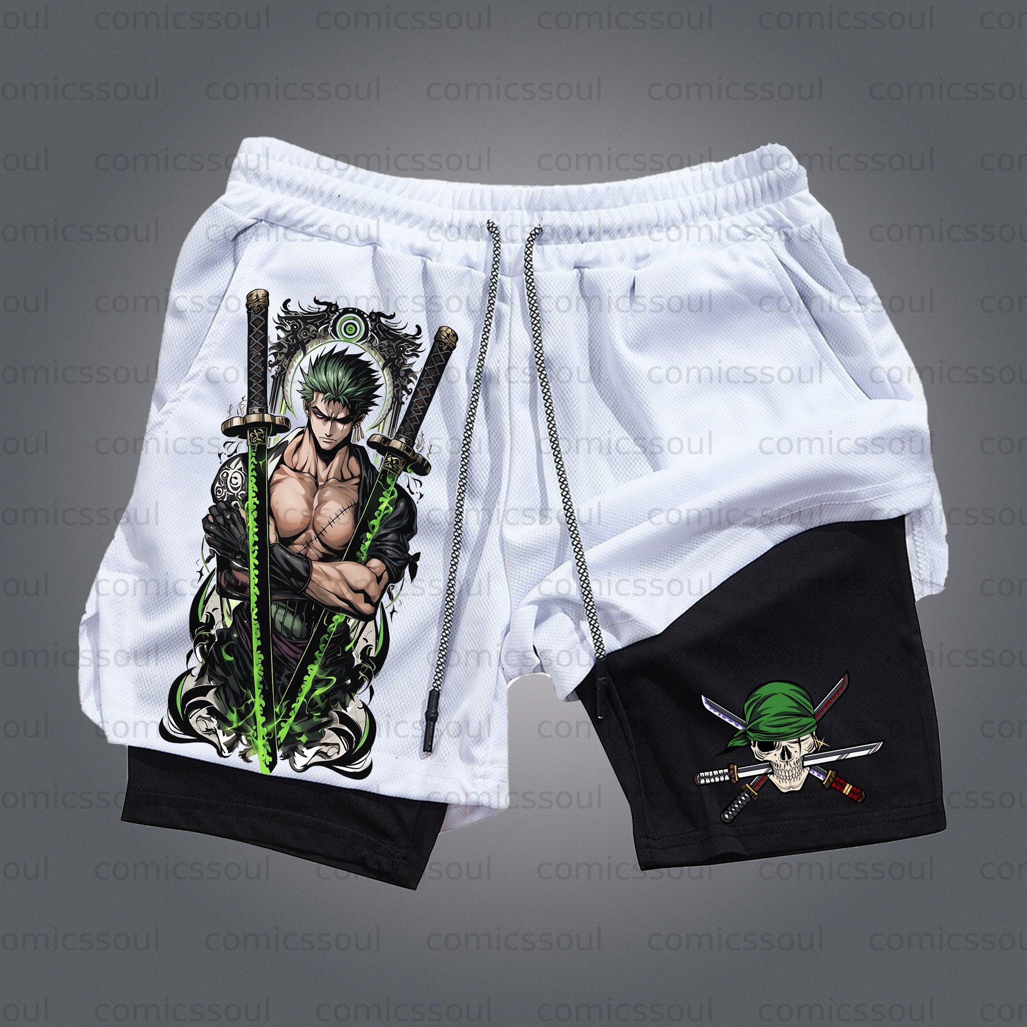 Unisex Casual Anime Streetwear Shorts