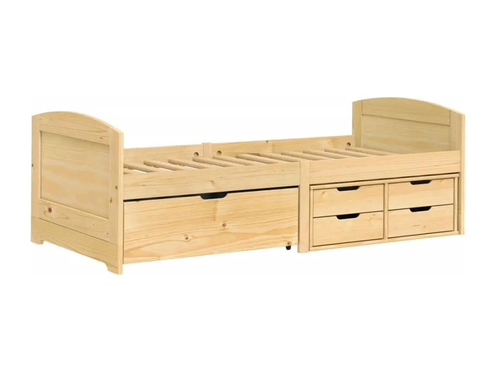 Sofá cama con 5 cajones Alkihogares maciza Alkihogares 90x200cm