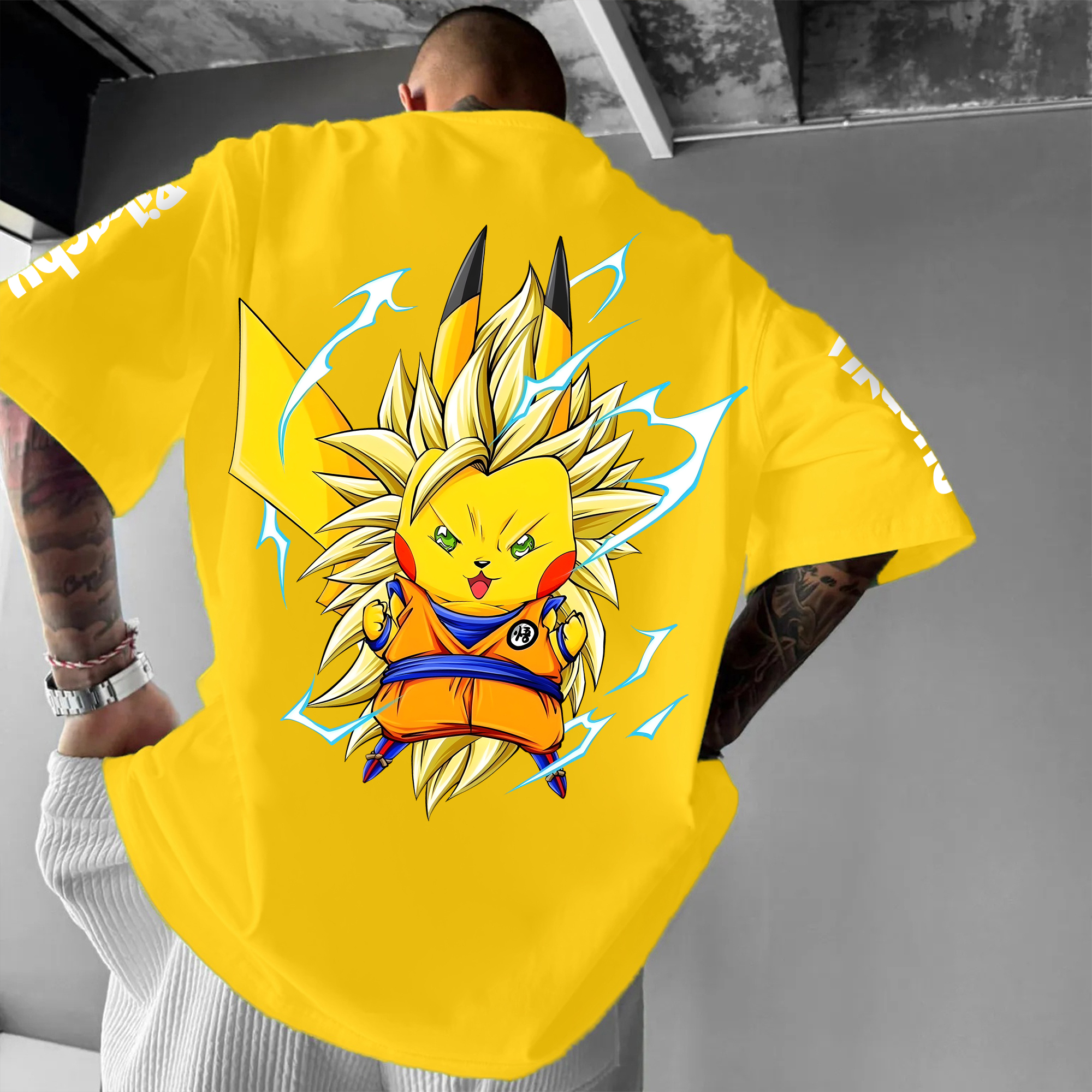 Unisex Anime Inspired Vintage T-Shirt丨Pikachu X Comicssoul