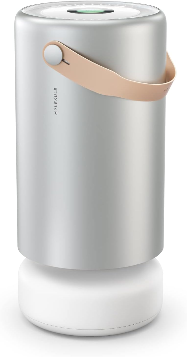 WAYFAIR Molekule Air Pro Air Purifier For Large Rooms Up To 1000Sq. Ft. With PECO Technology, Compatible With Alexa, Eliminates Smoke, Mold, Bacteria & Other Pollutants For Clean Air ?C Silver