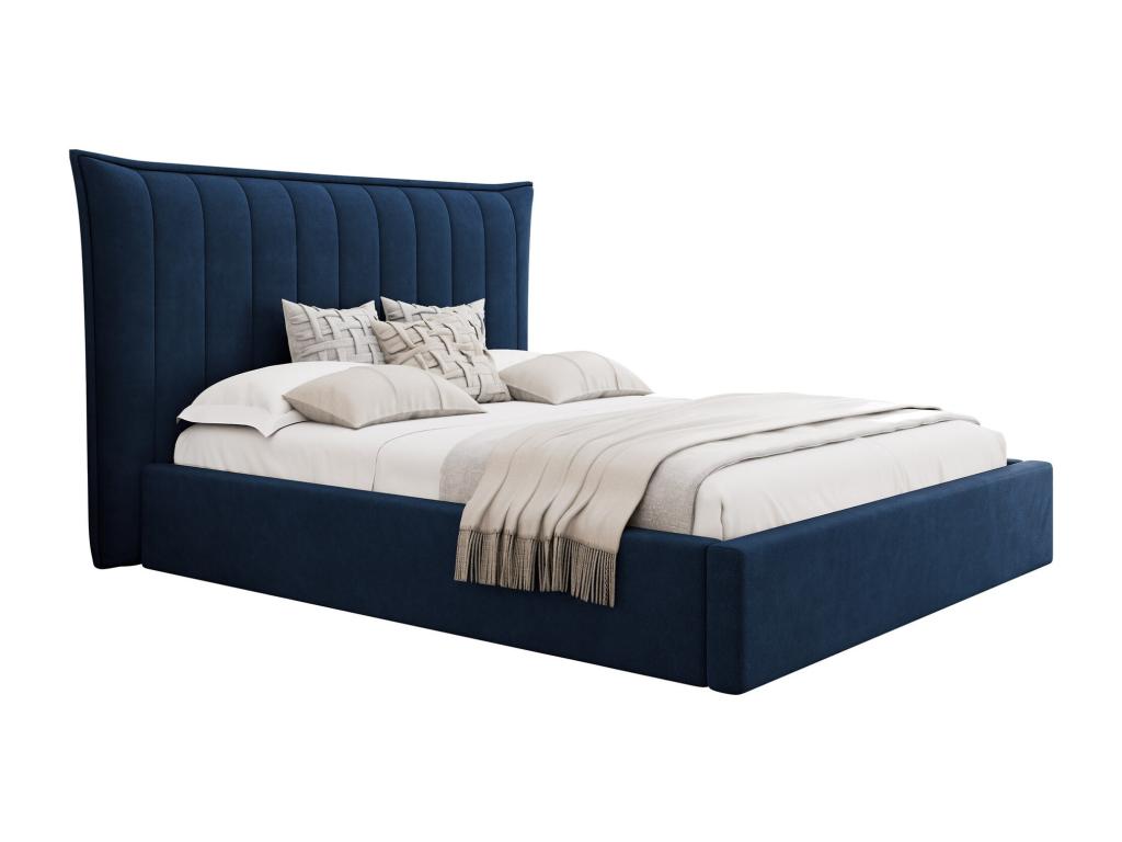 Cama Comfivo 382, Doble, Azul, 160x200, Tapiz, Somieres, 210x224x122cm