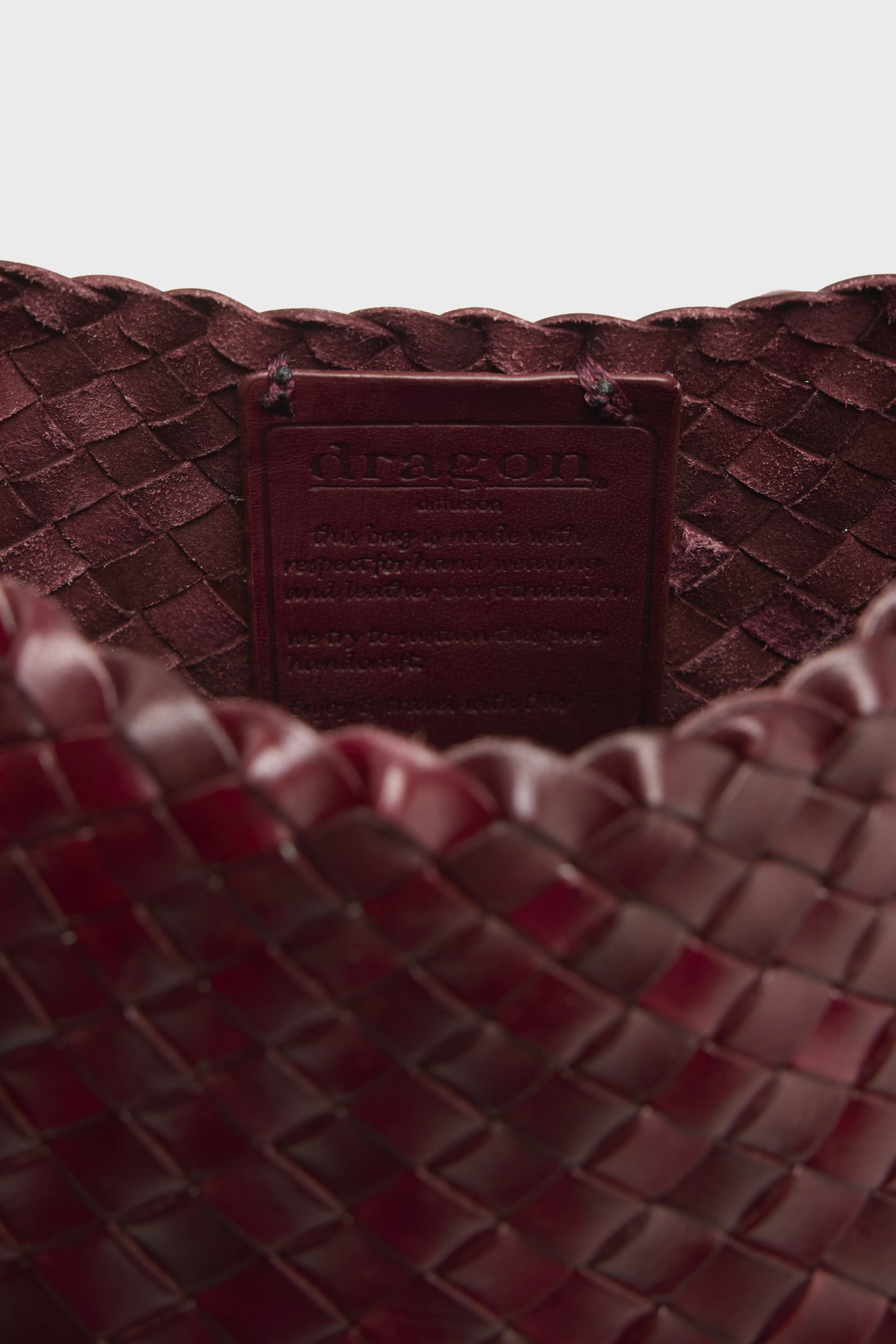 Bellerose Rosanna Bordo Woven Leather Bag  (251 / W / BORDEAUX)