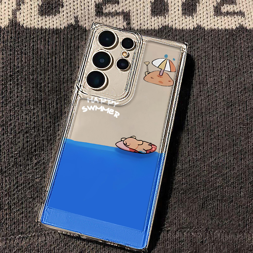 Surfer Puppy Phone Case for Samsung-🔥Order today and get free screen protector🎁