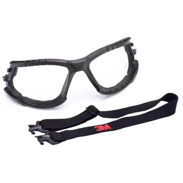 3M Solus Safety Glasses Blue with Foam Kit and Clear Anti-Fog Lens - KTF Painting Interior Exterior