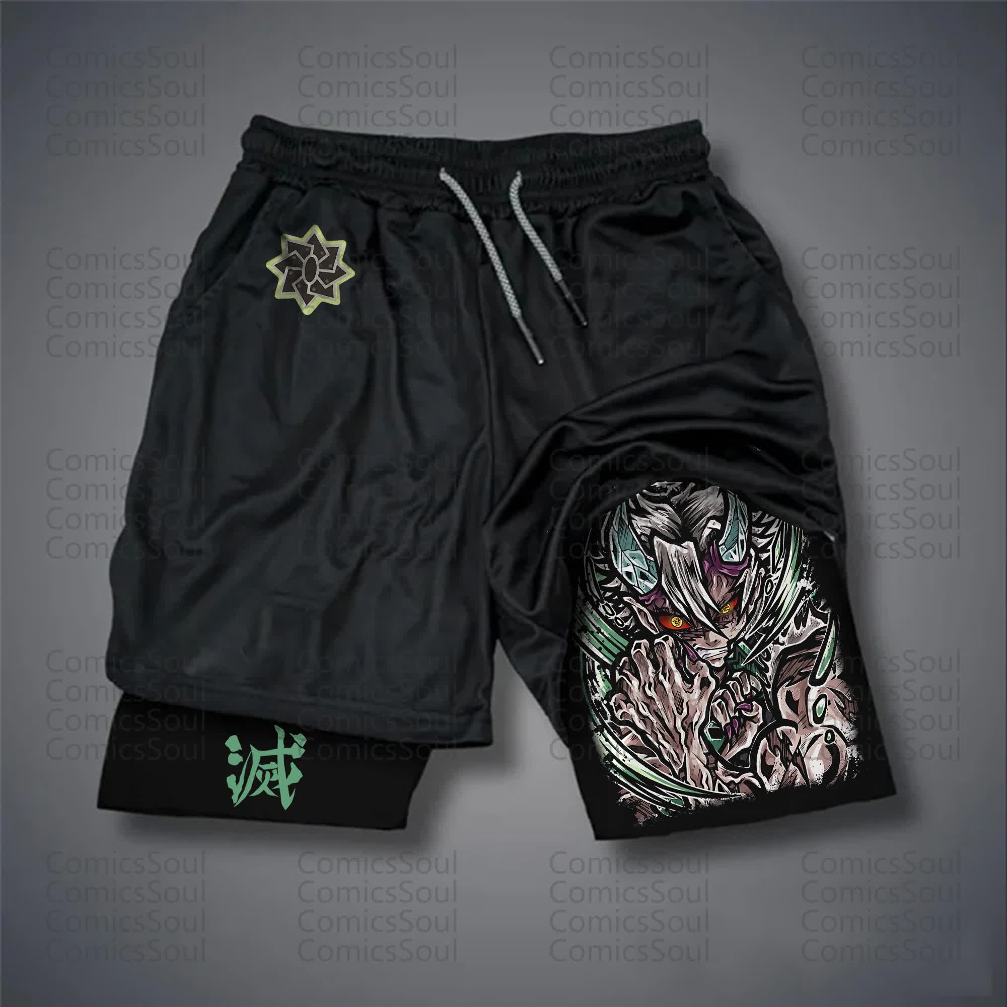 Unisex Casual Anime Streetwear Shorts 丨Comicssoul