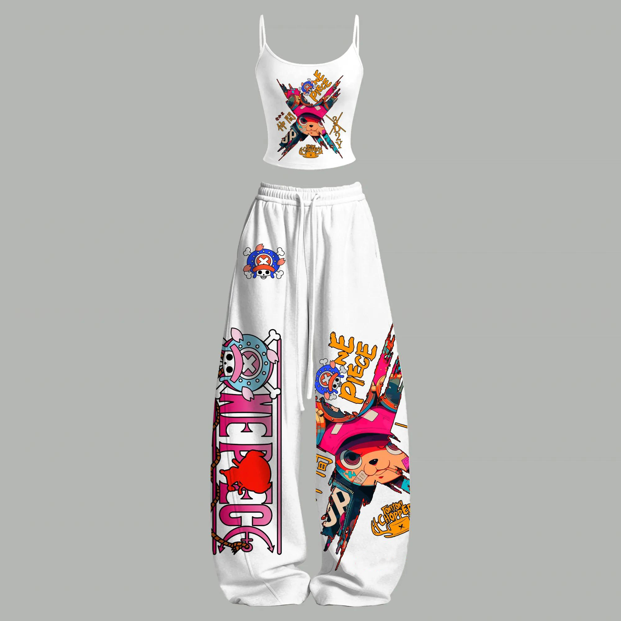 One Piece Top & Elasticated Trousers Two-Piece Set
