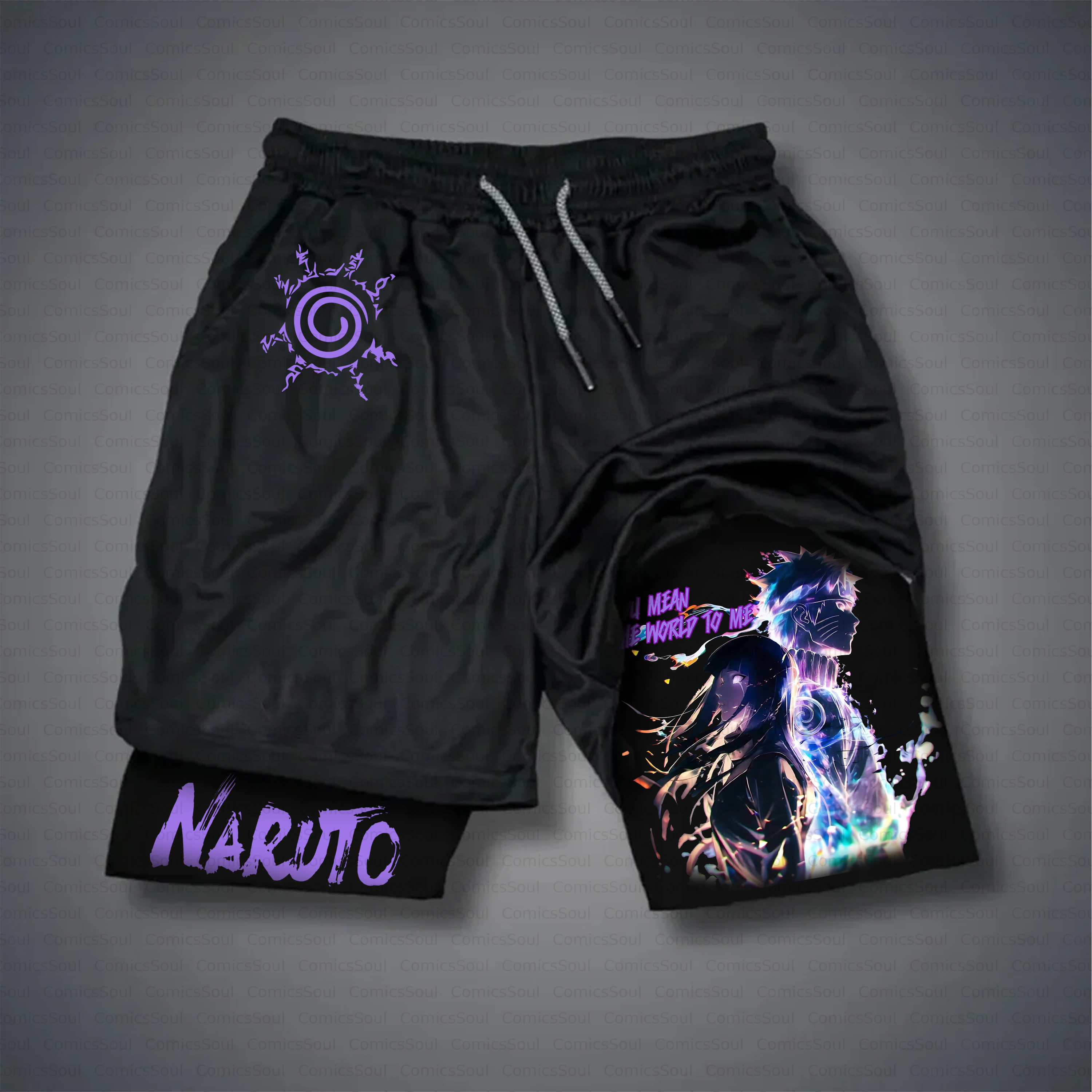Unisex Casual Anime Style Shorts