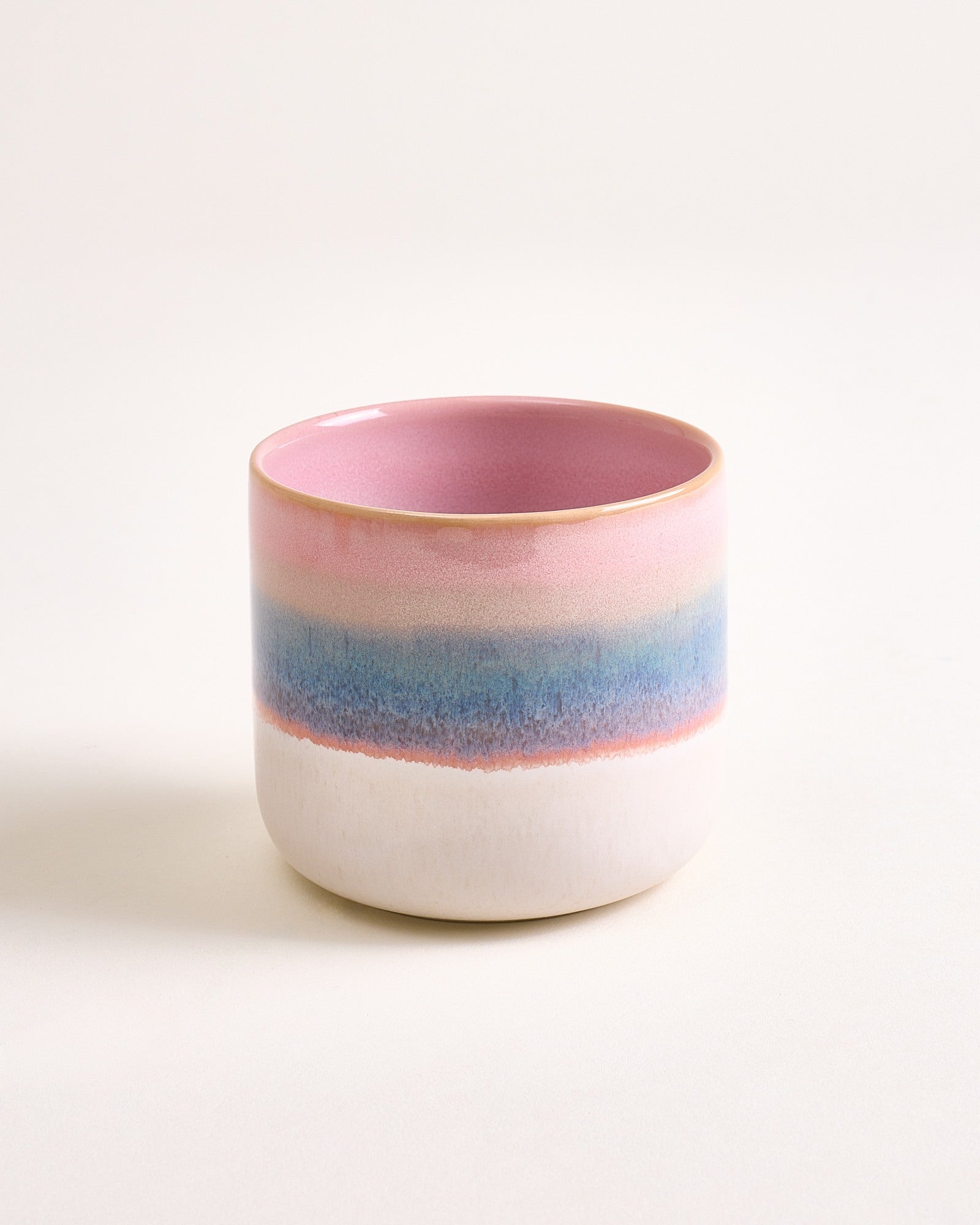 Nódoa Becher groß dipped rosa blau