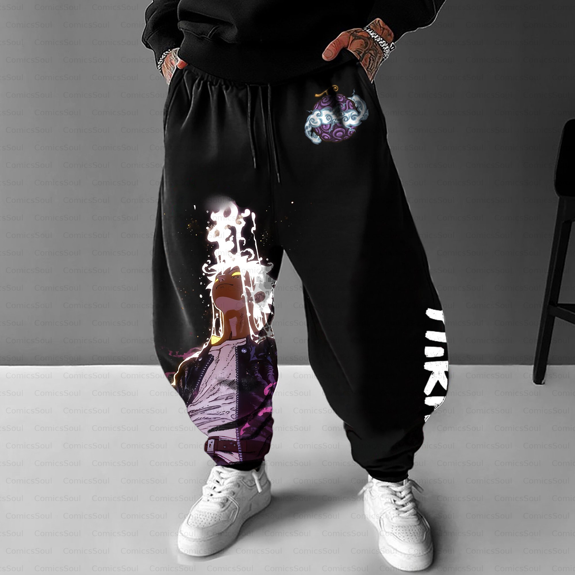 Unisex Casual Anime Streetwear Pant