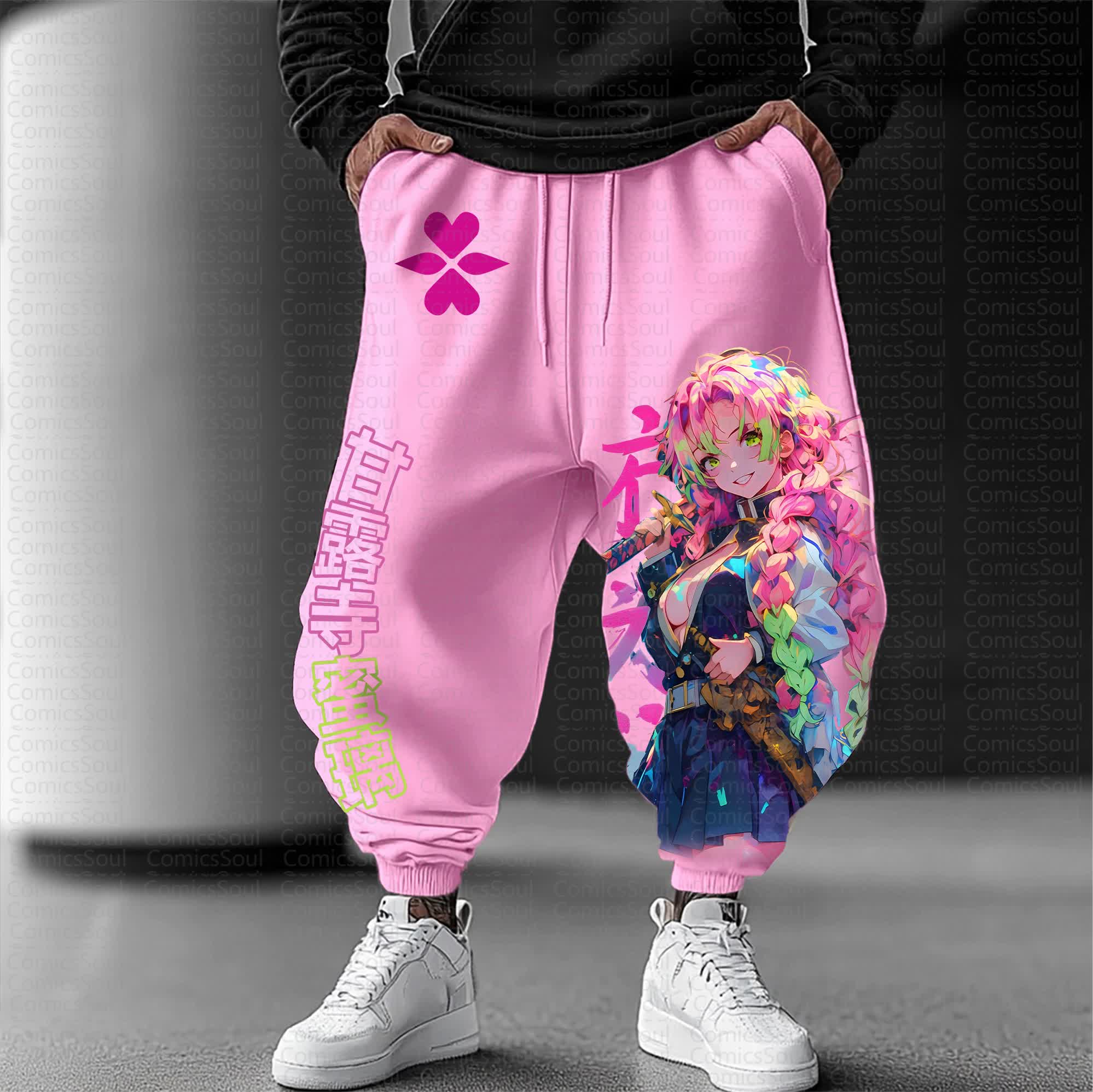 Unisex Anime Inspired Vintage Pants丨Comicssoul