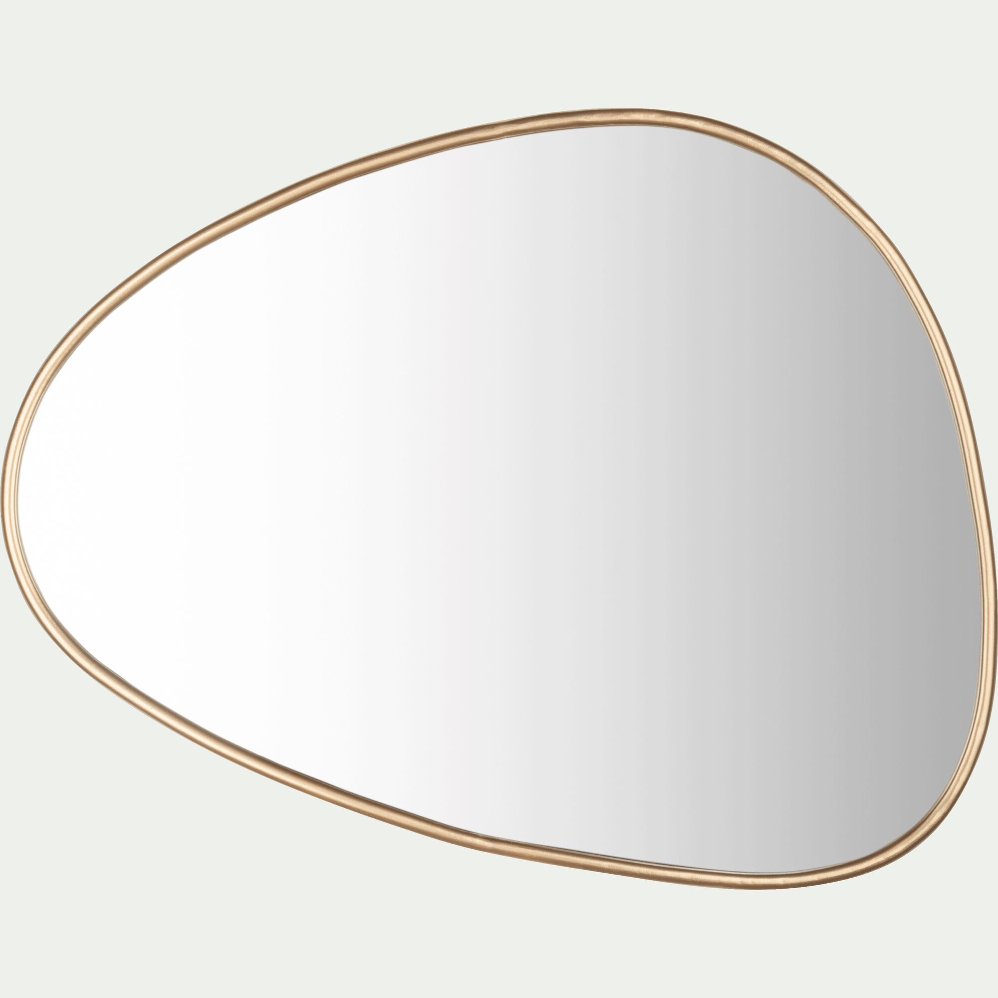 TIBRE - Miroir en bois H75xl60cm - doré