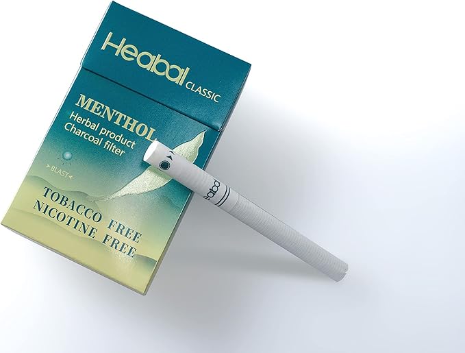 HEABAL Herbal Cigarettes – Tobacco Free, Nicotine Free – Menthol