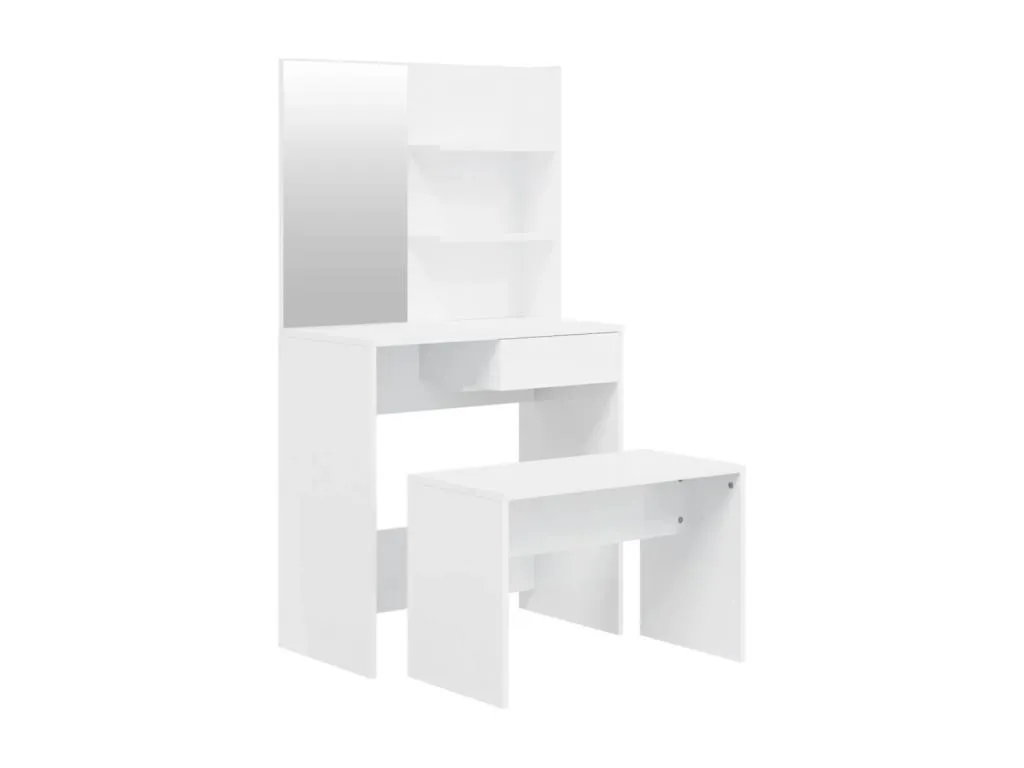 Conjunto tocador Nidovia brillo 74,5x40x141 cm. gek3623363