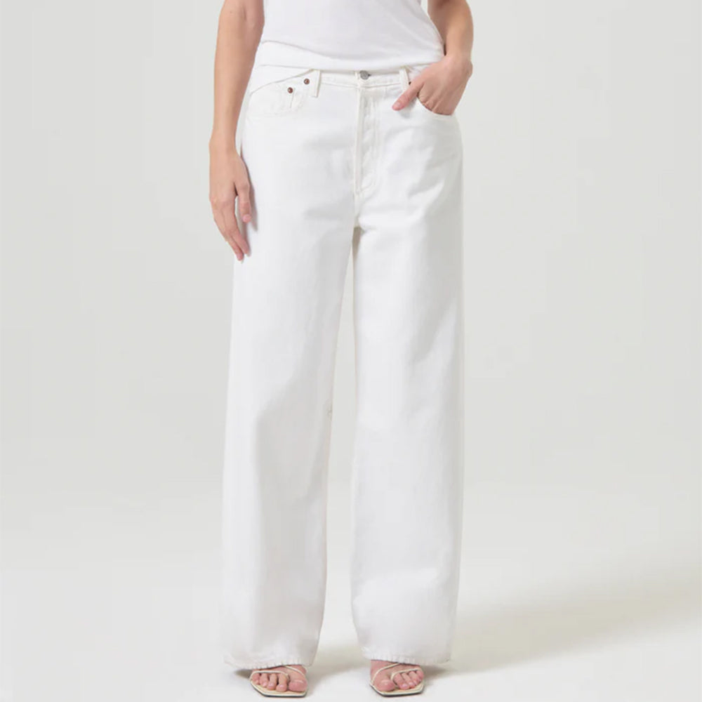 Agolde - Jean Baggy - Blanc