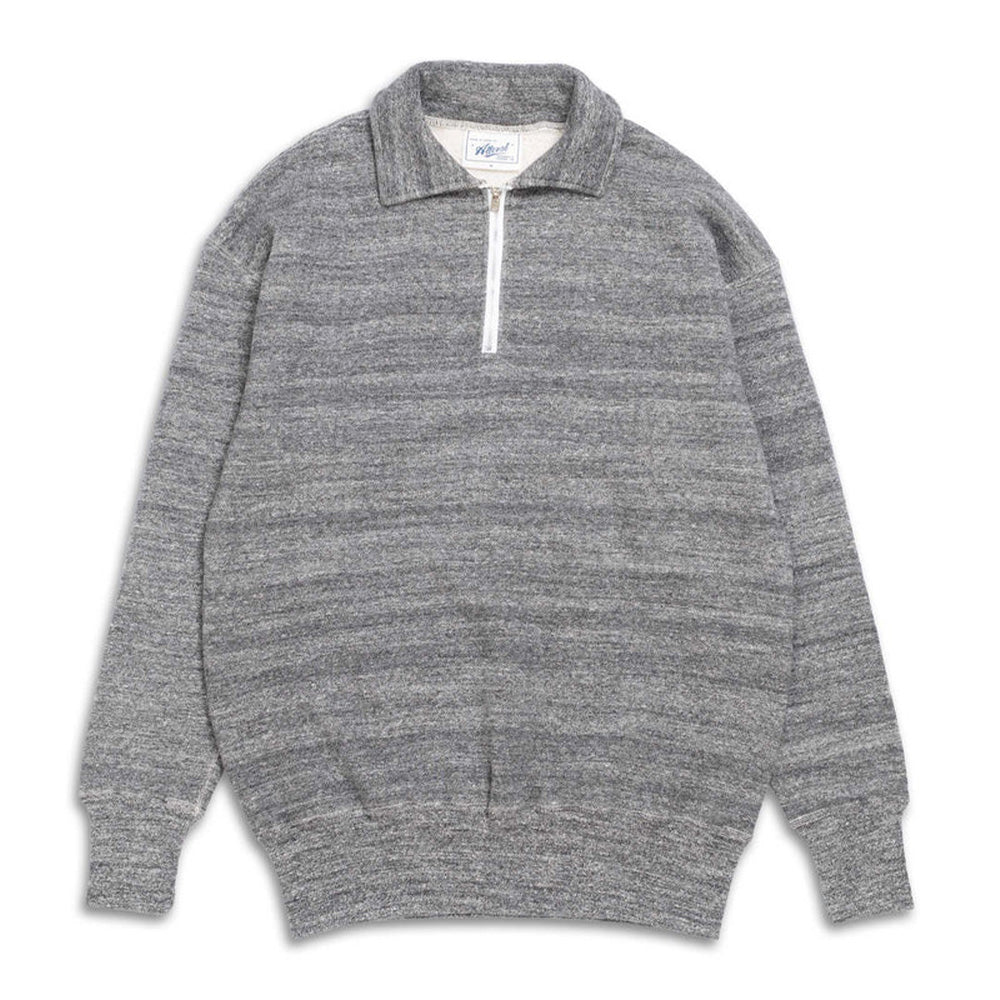 Allevol - Sweat à Col Zippé - Gris