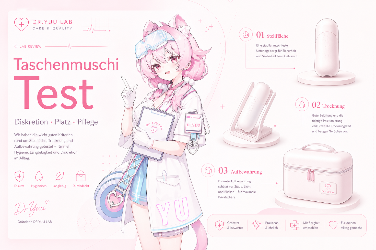 Taschenmuschi Test: Diskretion, Platz und Pflege im Alltag prüfen | DR.YUU™ Ratgeber - Masturbator & Sexspielzeug