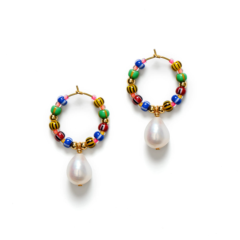 Anni Lu - Boucles d'oreilles Magic Moments Hoop - Striped Horizon