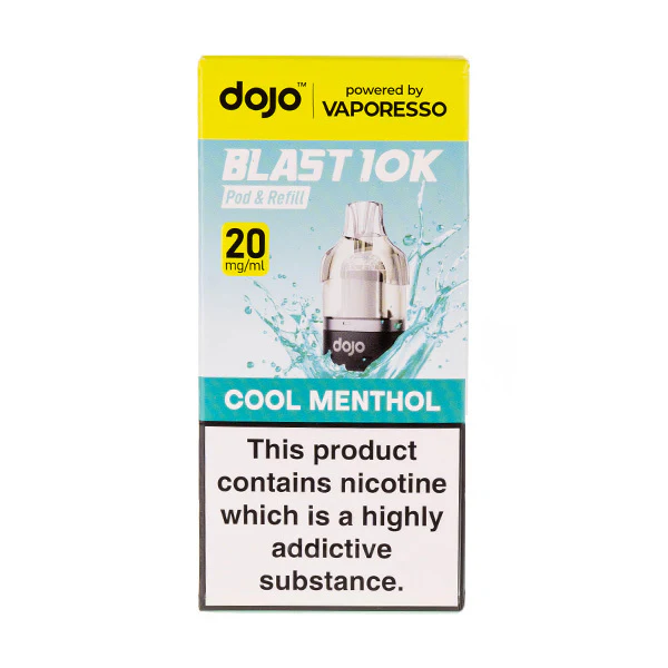 Cool Menthol Dojo Blast 10K Prefilled Pod + Refill by Vaporesso Cool Menthol Dojo Blast 10K Prefilled Pod + Refill by Vaporesso