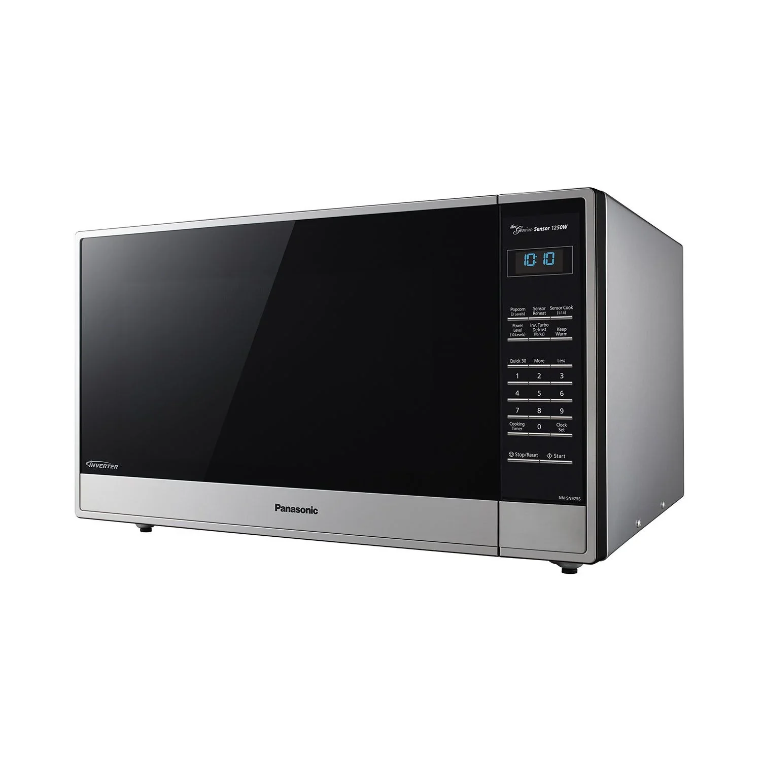 Panasonic 2.2 cu ft Countertop Microwave Oven in Stainless Steel