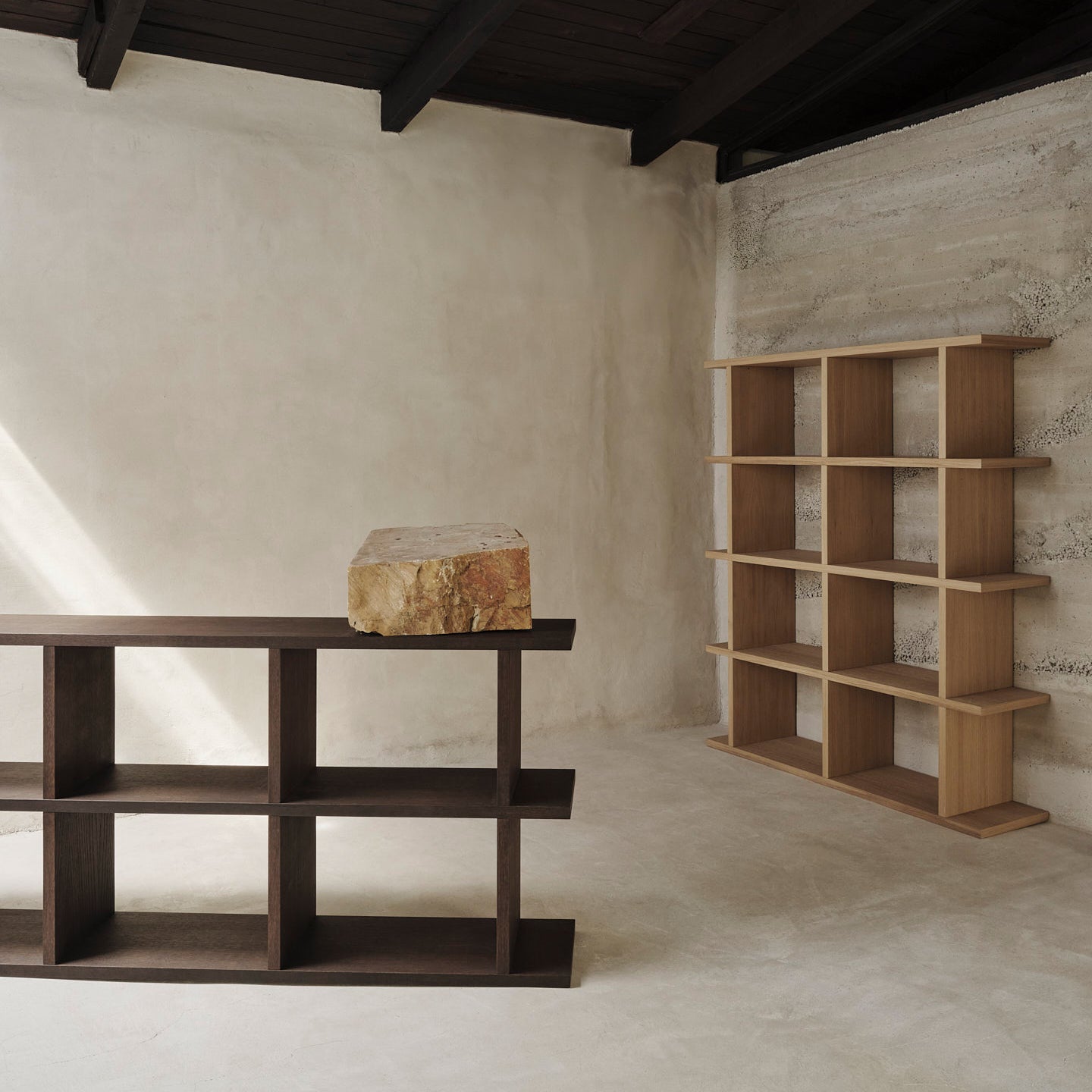 Ferm Living Kona Stellingkast 3 x 2 - Dark Stained