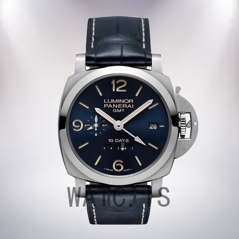Panerai Luminor GMT 44mm Men's PAM00986 Leather Strap