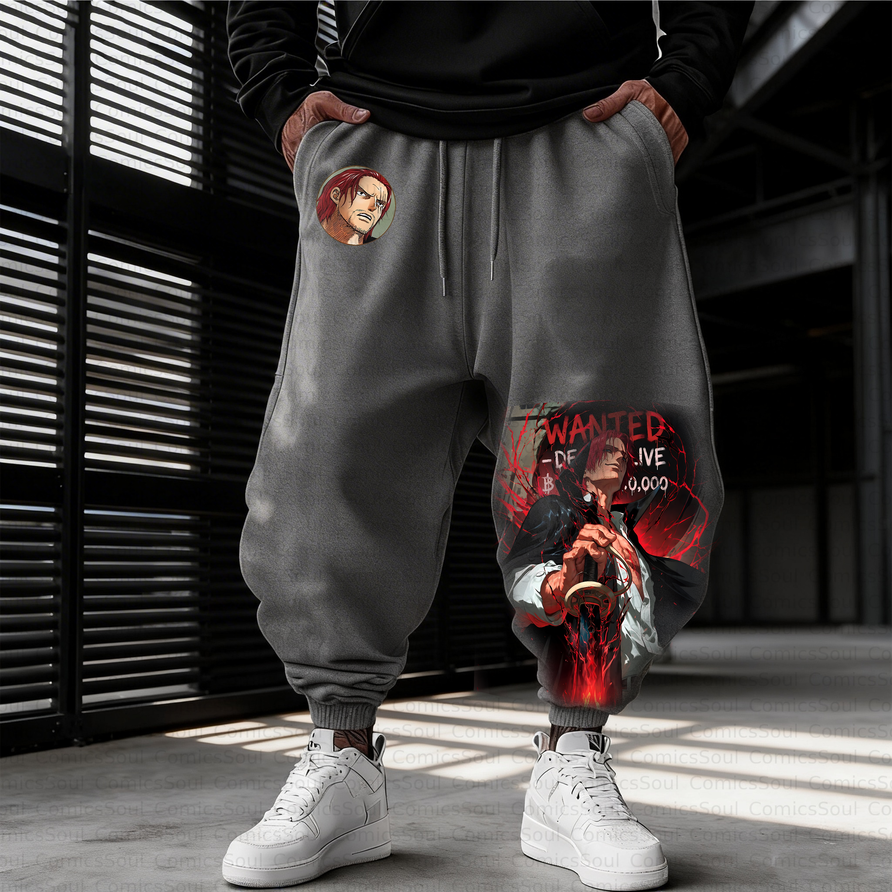 Unisex Casual Anime Streetwear Pant