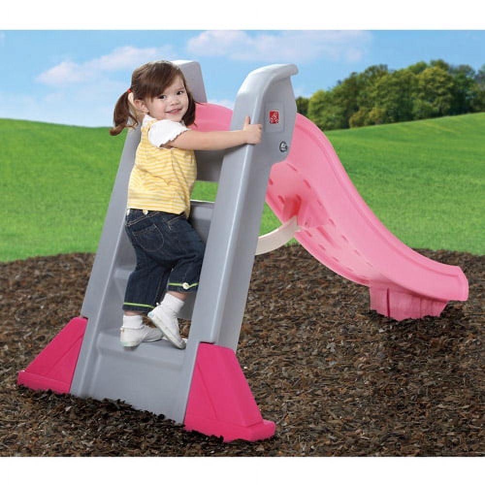Step2 Naturally Playful Big Folding Slide Pink. Toddlers - Image 3