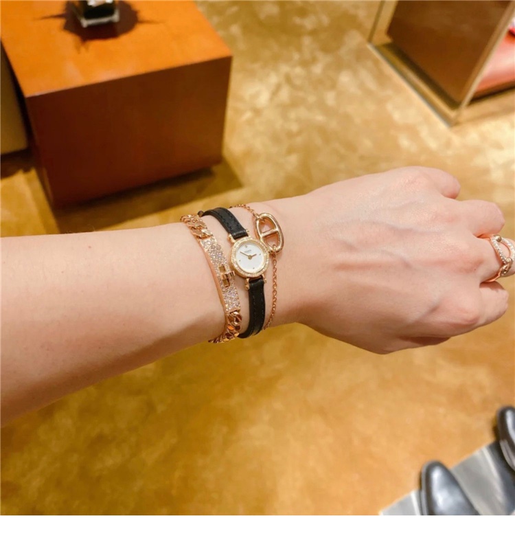 Hermes Cuban Chain Pig Nose Bracelet - Original Replica Club